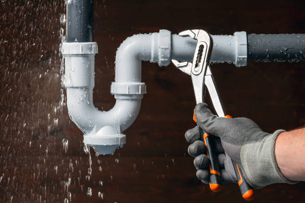 Professional Plumbing technician working in Montville, CT